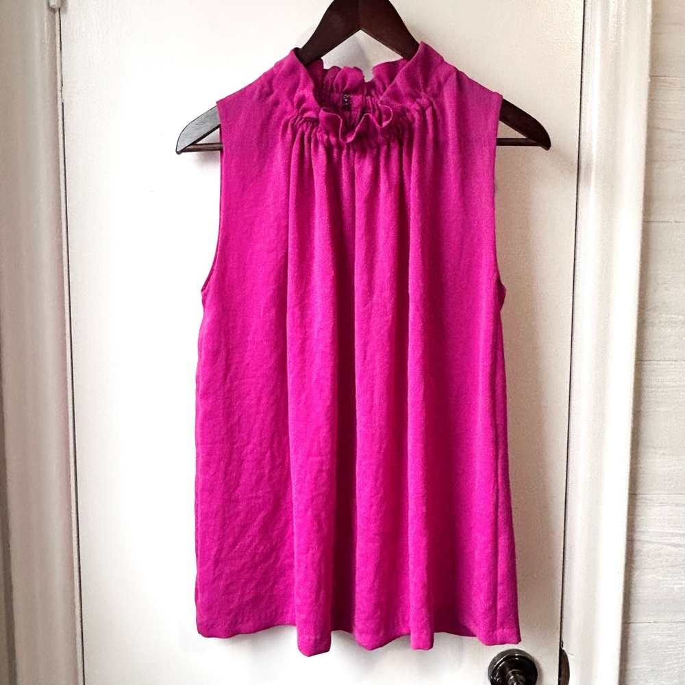 Marc Cain Ruffle Neck Halter Style Blouse